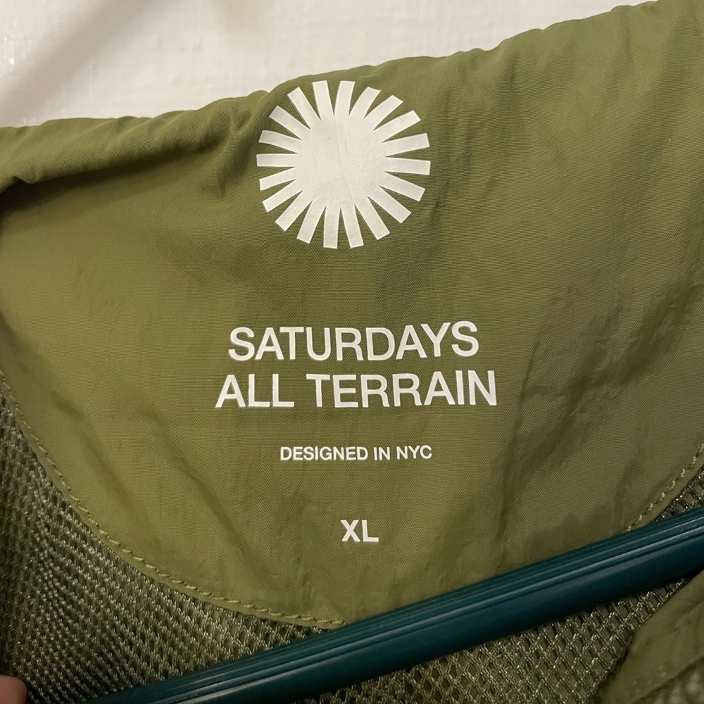 Saturdays NYC All Terrain Anorak in Olive - Picture 8 of 13